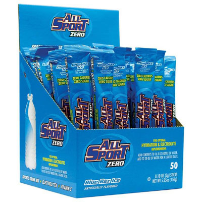 All Sport Zero Powder Sticks - Blue Razz ALL-FAS POW BRZ
