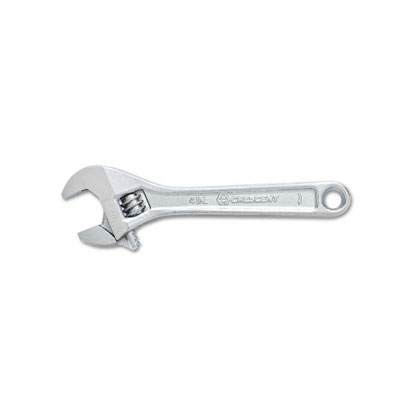 CRESCENT AC210BK Adjustable Wrench, 10 In. Chrome Finish CCR-AC210BK