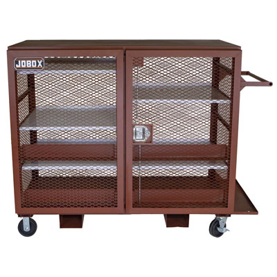 JOBOX 1-400990 Mesh Cabinet, 65in. DEA-1400990
