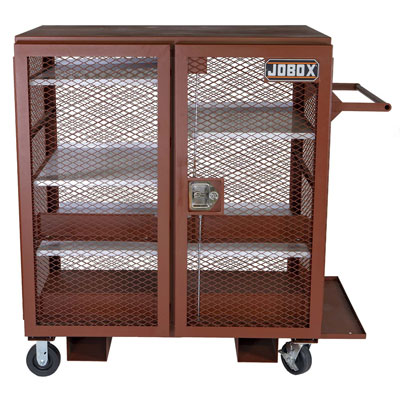 JOBOX 1-401990 Mesh Cabinet, 48in. 1-401990