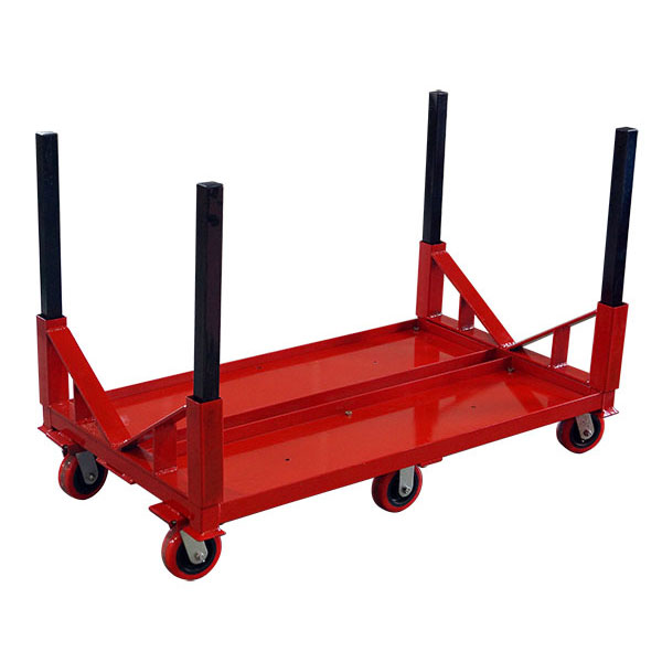 B&B 2015 Pipe Transport Cart with VAttachment Jim & Slims Tool Supply