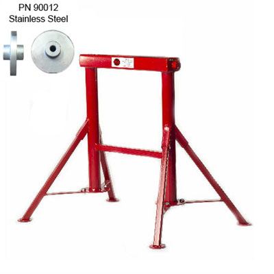 B&B 4315 Adjustable Four Leg Pipe Roller with Stainless Steel Wheels 4315