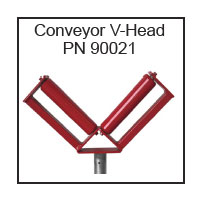 B&B 90021 Conveyer V-Roller Head Assembly for Pipe Jack Stands 90021