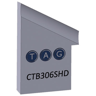 B&B Set of 3 Heavy Duty 30 degree Bevel Cutting Tool for 0.25in. Thick with Step CTB306SHD