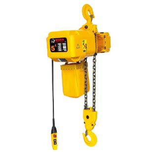 Bison Lifting HHBD05SK-02 5 Ton 20 ft Lift 3 Phase Single Speed Electric Chain Hoist HHBD05SK-02