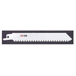 CS Unitec 007/200 Mega Sharp M-Tooth Saw Blades for Fast Freeh& Cutting (universal 1/2in Tang) - For Metal 1/8in & Thicker ???????? 8in L x 3/4in W x .035in T, (Pack of 5) 007/200