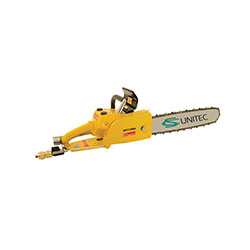 CS Unitec 510260010 Air Chain Saw w/ Brake, 17in, 4 HP, 90psi/92 cfm, for wood 510260010