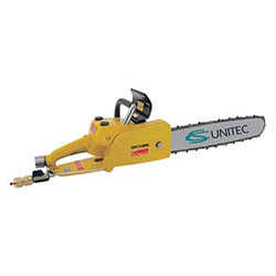CS Unitec 510260040 Air Chain Saw w/ Brake, 25in, 4 HP, 90psi/92 cfm, for wood 510260040