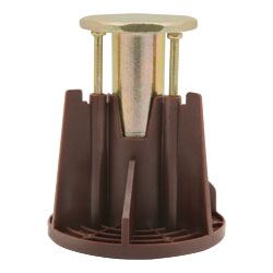 Dewalt PFM2521100 Wood-Knocker II Plus Brown Cast-In-Place Concrete Insert Anchors for 1/4in Threaded Rod(Box of 100) DWF-PFM2521100