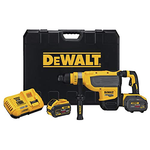60V 1-7/8" SDS MAX ROTARY HAMMER KIT PERFORM AND PROTECT DEWALT 324DCH733X2AGIN