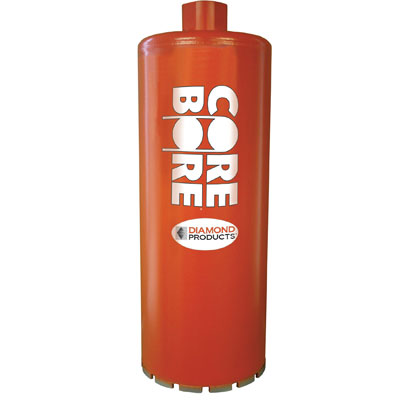 Diamond Products BH5000-HOL 5in. x 6.5in Long Heavy Duty Orange Diamond Core Bore Bit for Concrete 104917