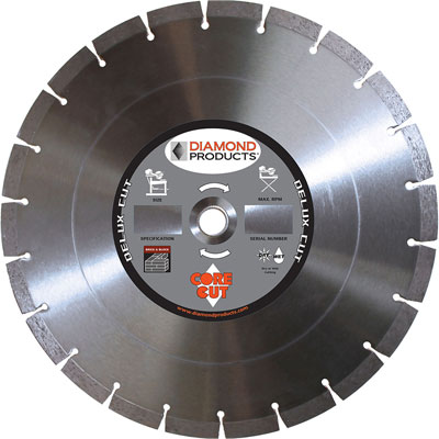 Diamond Products MD14125-DM85D 14in. x .125 x 1in. Delux-Cut Diamond Blade for Masonry Blade 20888