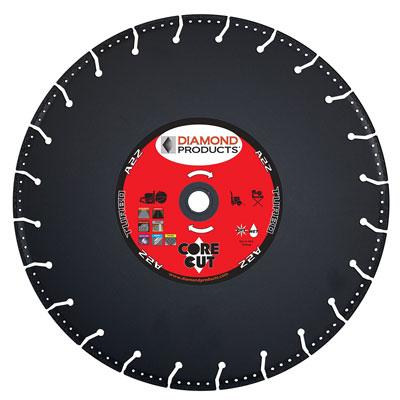 Diamond Products TAZ07095-T7AZ 7in. x .095 x 7/8in. A2Z Multipurpose Diamond Blade 21531