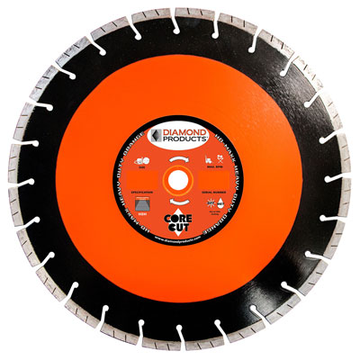 Diamond Products HH14110UNV-H8H 14in. x .110in. x UNV Maxx HD Orange High Speed Diamond Blade for Concrete DIA-53738