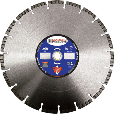 Diamond Products - 4-1/2in x 080 Star Blue Turbo Blade 74960