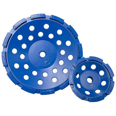 Diamond Products CGBS7000-S5B 7in. x 5/8in. Star Blue Single Row Diamond Cup Grinder Wheel for Concrete DIA-77542