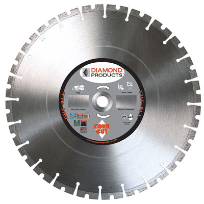 Diamond Products - 18in x .125 - Cut-All Split Segment High Speed Blade (.345 Diamond Depth) 86709