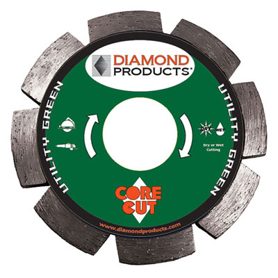 Diamond Products TPG045250-DT9G 4-1/2in. x .250in. x 7/8in