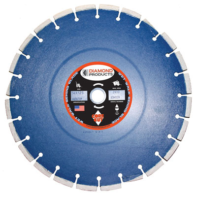 Diamond Products CT14125M-C45TJM 14in. x .125 x 1in. Pro Blue Wet Diamond Blade for Cured Concrete 99623
