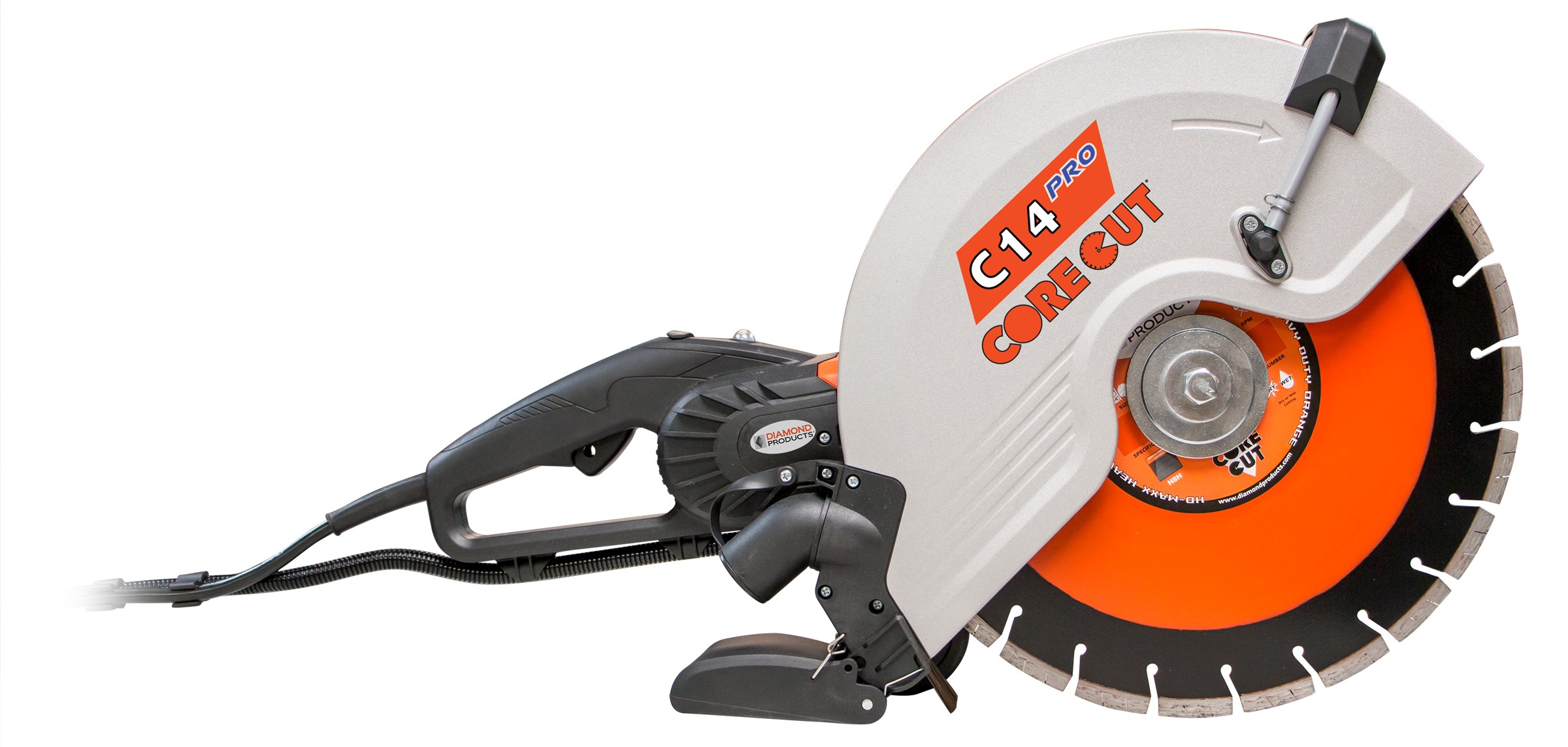 Diamond Products C14PRO 14in Hand-Held Electric Wet or Dry Saw 74267