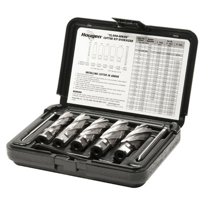 Hougen 12006 12,000-Series Annular Cutter Kit 5/8-1-1/8in - 2in Cutting Depth HOU-12006