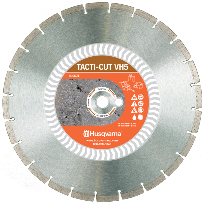 Husqvarna 542751118 - 14in x 20mm x .125 HI9 Green Concrete Diamond Blade 542751118