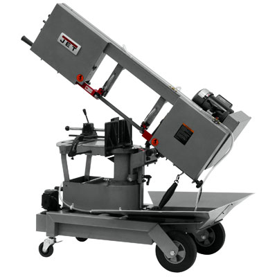 Jet 424465 HVBS-10-DMWC 10in. Horizontal/Vertical Dual Mitering Portable Band Saw 1HP, 115V, 1 Ph 424465