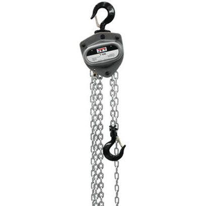 Jet L100-100WO-30 1 Ton Hand Chain Hoist 30ft. Lift - Overload Protection 203130