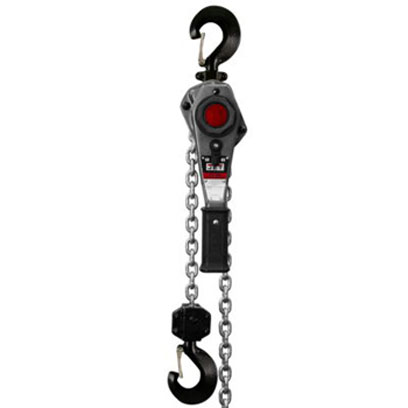 Jet JLH-150-5PSH 1-1/2 Ton Lever Hoist 5ft. Lift - Overload Protection - Shipyard Hooks 376800