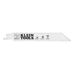 Klein 31727 6in. Reciprocating Saw Blades, 14 TPI, 5 Pk 31727