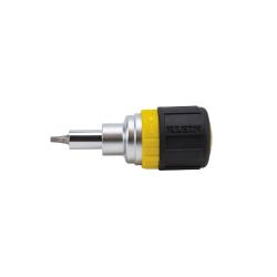 Klein 32594 6-in-1 Stubby Screwdriver Square Recess 32594
