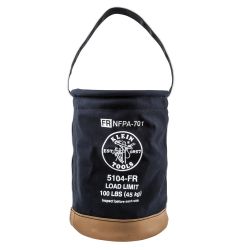 Klein 5104FR Flame-Resistant Canvas Bucket 5104FR