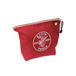 Klein 5539RED Canvas Zipper Bag- Consumables, Red 5539RED