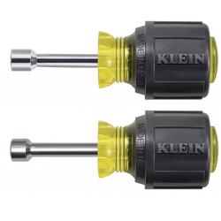 Klein 610 Stubby Nut Driver Set 1-1/2in. Shafts 2 Pc 610-Klein