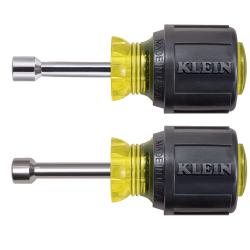 Klein 610M Stubby Nut Driver Set 1-1/2in. Shafts Magnetic 2 Pc 610M