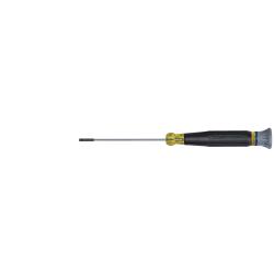 Klein 614-3 3/32in. Slotted Electronics Screwdriver, 3in. Shank 614-3