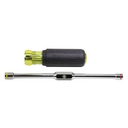 Klein 65064 Hex Head 2-in-1 Nut Driver, 1/4in., 5/16in. 65064