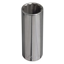 Klein 65825 1/2in. Deep 12-Point Socket - 1/2in. Drive 65825