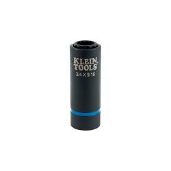 Klein 66001 2-in-1 Impact Socket, 12-Point, 3/4in. and 9/16in. 66001