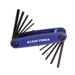 Klein 70573 Grip-It 12 Key Hex Set - Inch/Metric 70573