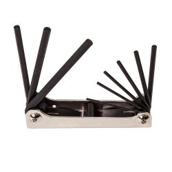 Klein 70591 Nine-Key Inch Folding Hex Key Set 70591