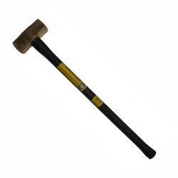 Klein 7HBRFRH14 14lb. Brass Sledge Hammer 7HBRFRH14