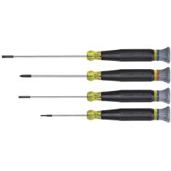 Klein 85613 4 Piece Electronics Screwdriver Set 85613