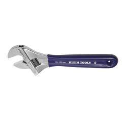 Klein D509-8 Adjustable Wrench, Extra-Wide Jaw, 8in. D509-8
