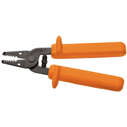 Klein 11045-INS Insulated Wire Stripper and Cutter for 10-18 AWG Solid Wire KLE-11045INS