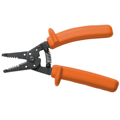 Klein 11055-INS Insulated Klein-Kurve Wire Stripper and Cutter for Solid and Stranded Wire 11055-INS