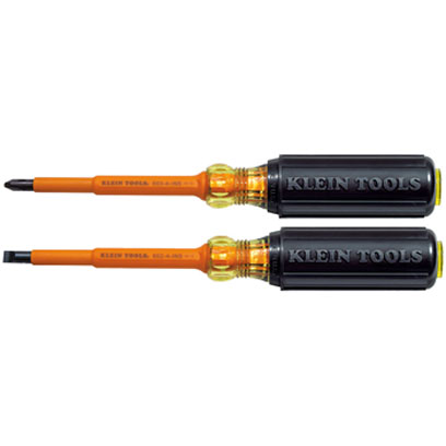Klein  - 33532-INS - 2-Piece Set of 4" Insulated Screwdrivers 33532-INS