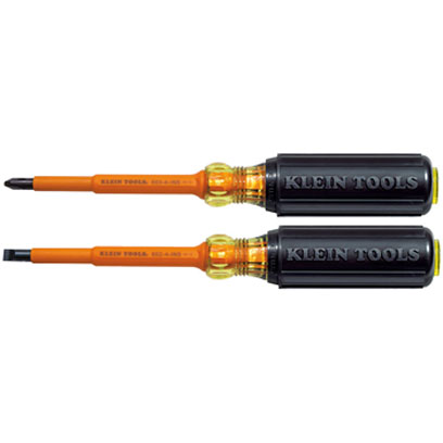 Klein - 33532-INS - 2-Piece Set of 4" Insulated Screwdrivers 33532-INS