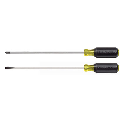 Klein 85072 2 Piece 10 in. Long Blade Screwdriver Set 85072