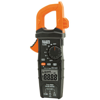 Klein CL600 Digital Clamp Meter, AC Auto-Ranging, 600A CL600